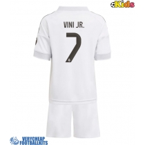 Real Madrid Vinicius Junior #7 Replica Home Minikit 2025-26 Short Sleeve (+ pants)